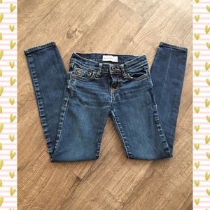 💜Abercrombie kids girls skinny jeans size 10 slim